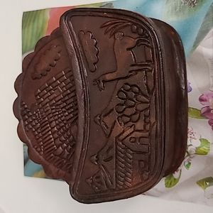 Coasters from Peru of Leather